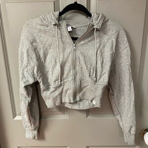 Joylab Cropped Zip Hoodie - XS